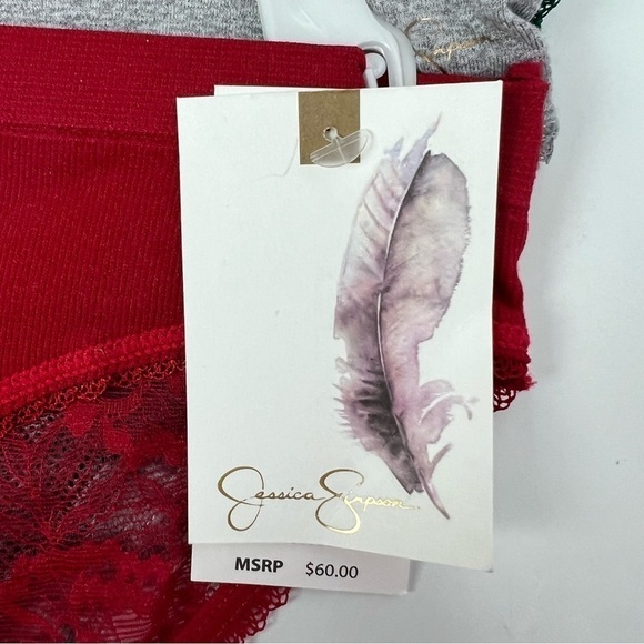 Jessica Simpson Women’s Pantie Small Pkg/5 Ultra Flirty Bikini Fit Multi Colors - Picture 3 of 9